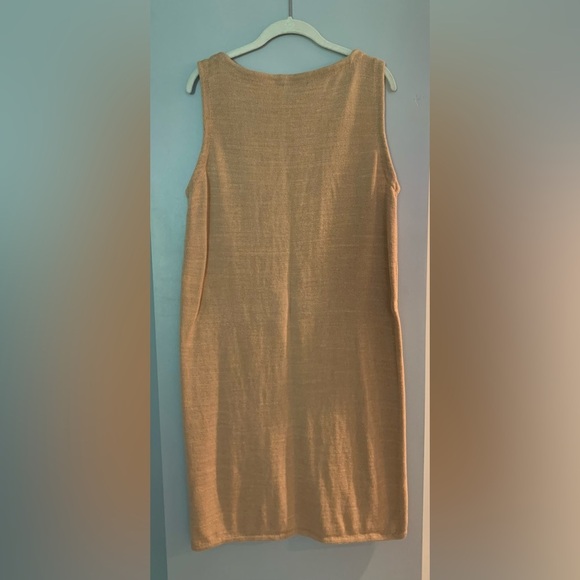 Ralph Lauren Tan and Beige Sleeveless Sheath Dress - Picture 5 of 11
